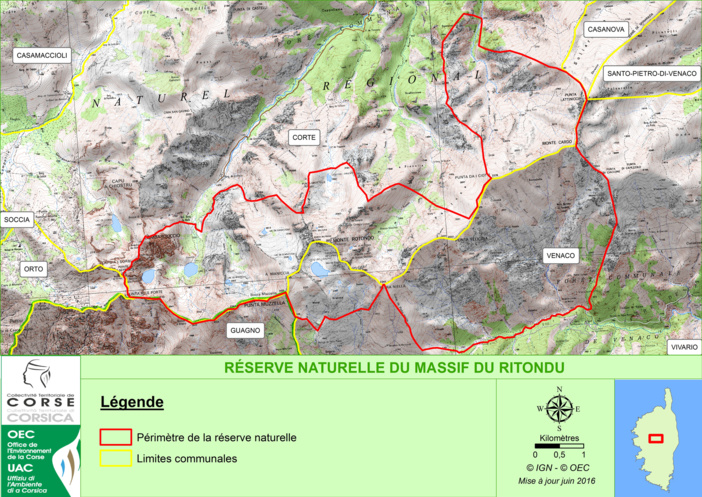 Création de la réserve naturelle du massif du monte Ritondu