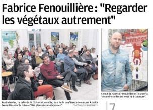 Fabrice Fenouillière : "Regarder les végétaux autrement"