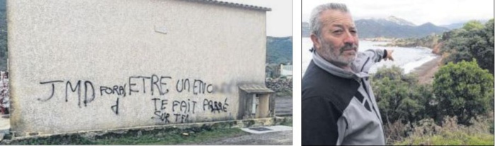 Galeria : Jean-Marie Dominici visé par un tag insultant