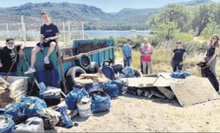 Opération "Corse propre" effectuée en zone humide 
