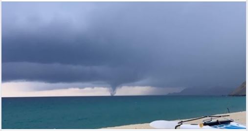 VIDÉO. Une trombe marine observée à Lozari