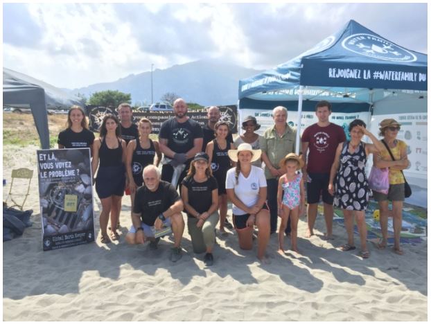  Global Earth Keeper organise une opération nettoyage de dépollution à San Martino di Lota 