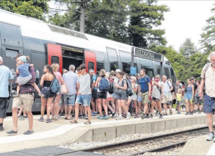 Un train vers la pleine nature 