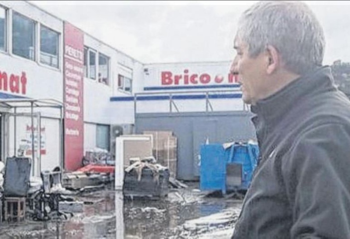 Contre les crues du Rizzanese un entrepreneur défend son mur