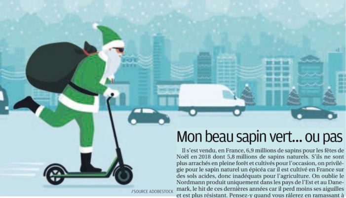 Le père Nöel fait aussi sa transition écologique