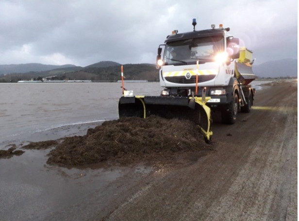 Ajaccio : Les travaux de déblayage de l’aéroport ont commencé