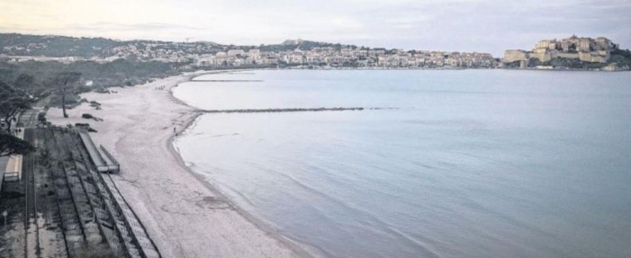 La plage a retrouvé son charme naturel dans la pinède de Calvi