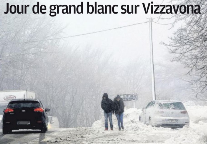 Jour de grand blanc sur Vizzavona