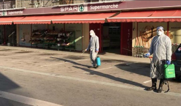Opération de désinfection à Figari