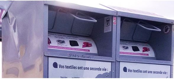 Appel au civisme à propos des dépôts de textiles 
