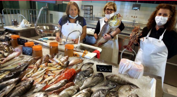Les commerçants réintègrent la halle aux poissons
