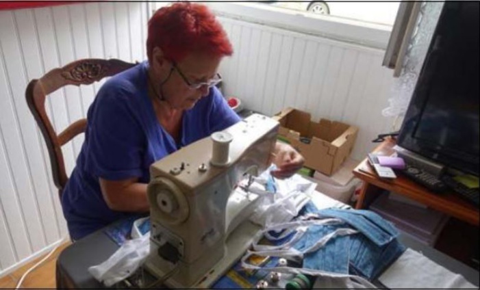 "Si un bout de tissu peut empêcher la contagion..."