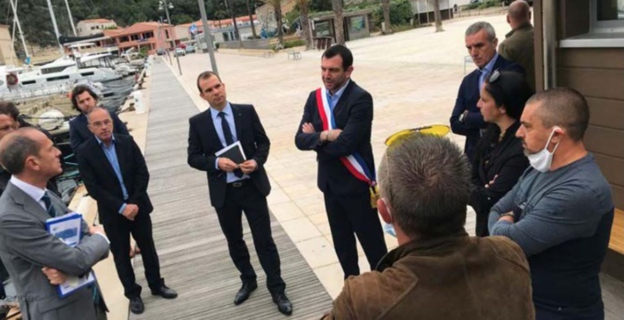 AOT, plages et transports pour la visite préfectorale à Bonifacio