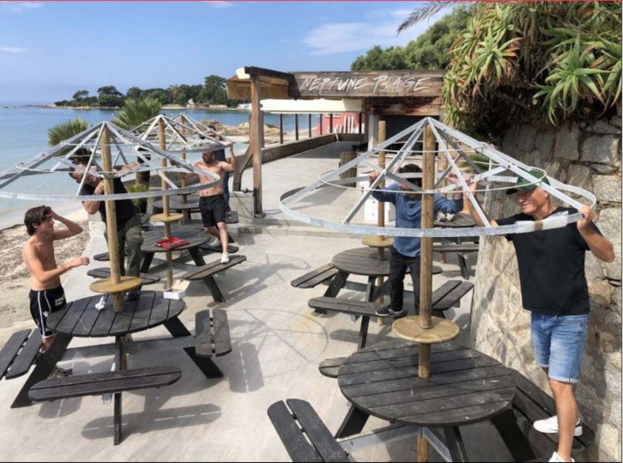 La plage à la carte
