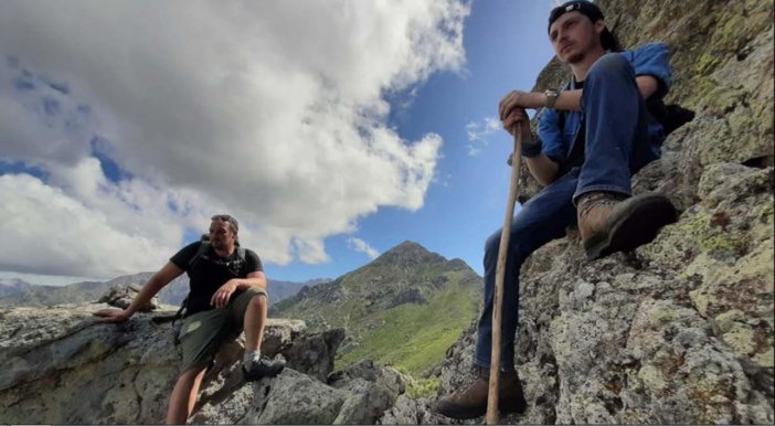 Balade jusqu'au San Parteu  " la pyramide du Giussani "