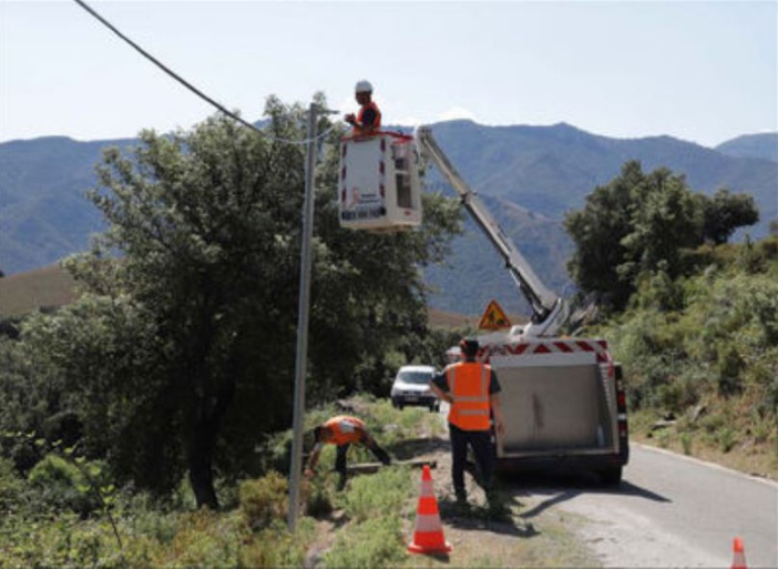 Des poteaux téléphoniques remplacés après leur vol