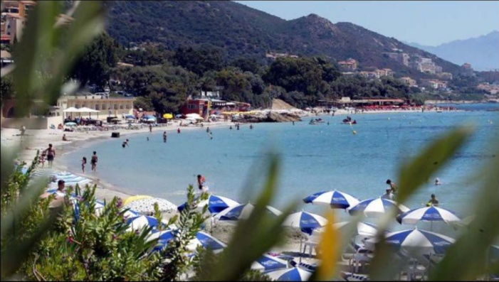 AJACCIO  Baignade interdite de l'Ariadne à Marinella