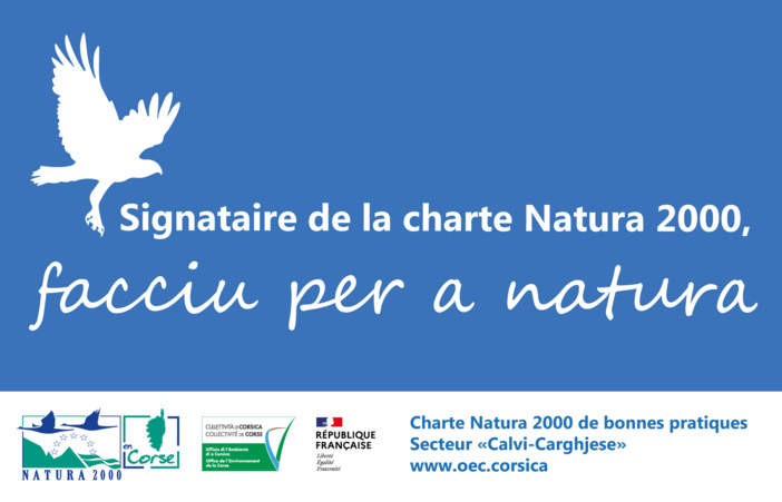 CHARTE NATURA 2000 DE BONNES PRATIQUES DU SECTEUR « CALVI - CARGHJESE » CHARTE NATURA 2000 DE BONNES PRATIQUES DU SECTEUR « CALVI - CARGHJESE »