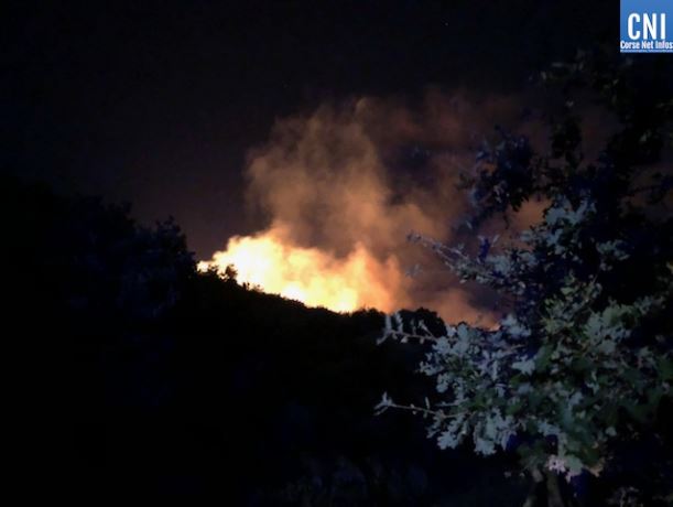 Felicetu : incendie maîtrisé, un forestier-sapeur blessé 