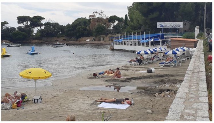 Intempéries en Corse : A Ajaccio, la célèbre plage de Marinella fortement endommagée