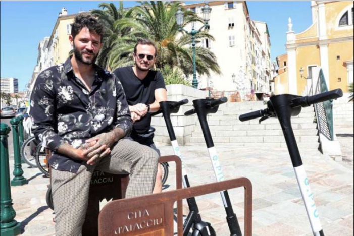 AIACCIU  Les trottinettes électriques débarquent en ville