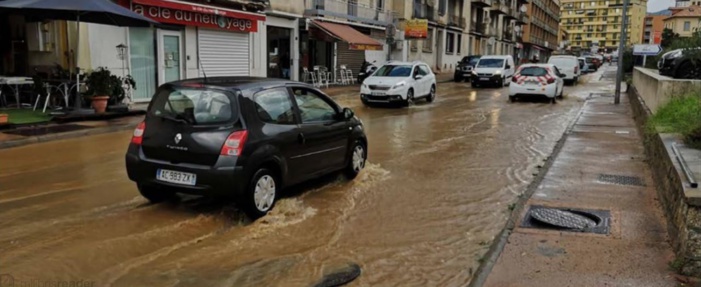 AIACCIU  L'avenue Noël-Franchini encore sous les eaux