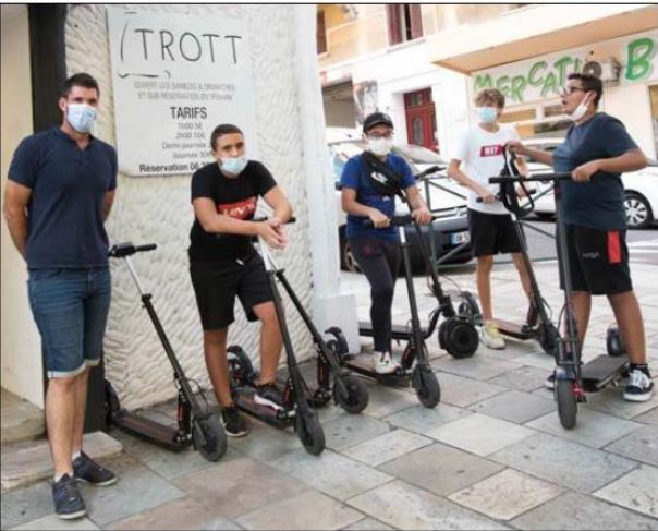 BASTIA La trottinette fait de nouveaux adeptes