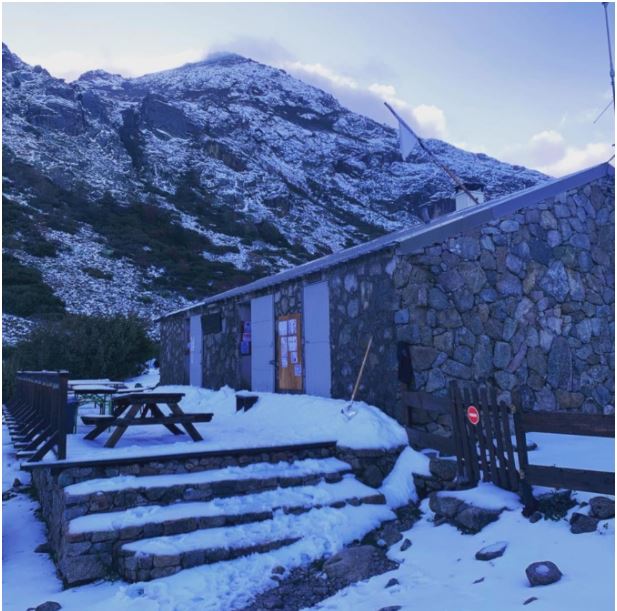 Refuge du Manganu : premières neiges