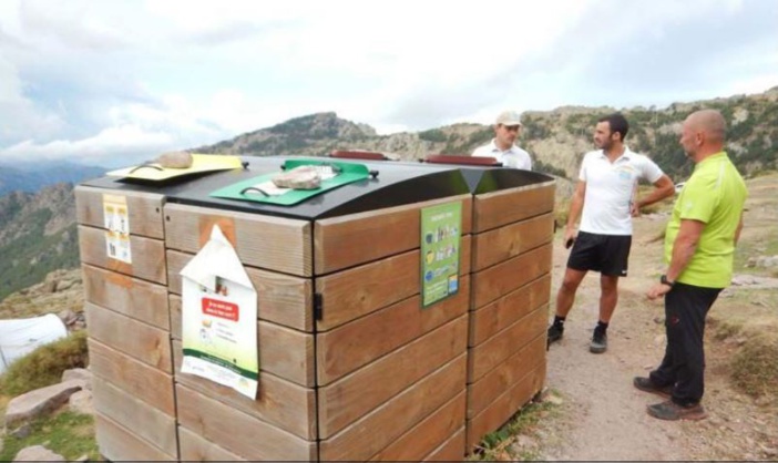 CALINZANA  Au refuge d'Ortu di u Piobbu les randonneurs doivent trier 