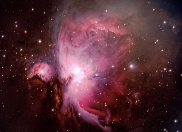 La nébuleuse d'Orion vue de la Corse
