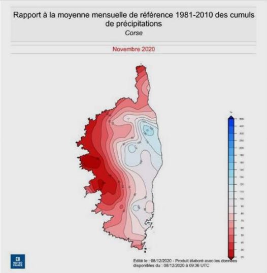 2020 pourrait être l'année la plus chaude en Corse