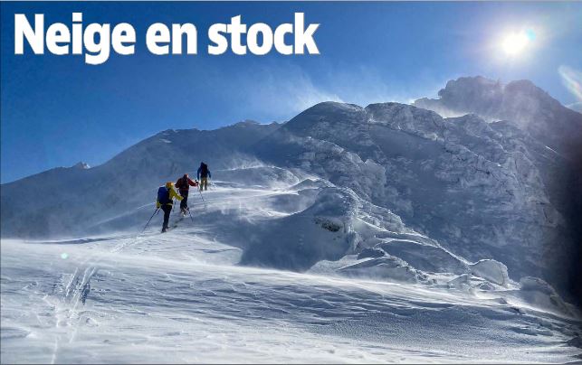 Neige en stock