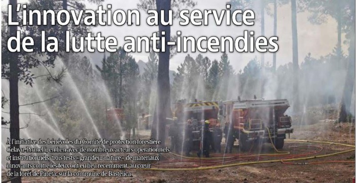 L'innovation au service de la lutte anti-incendies 