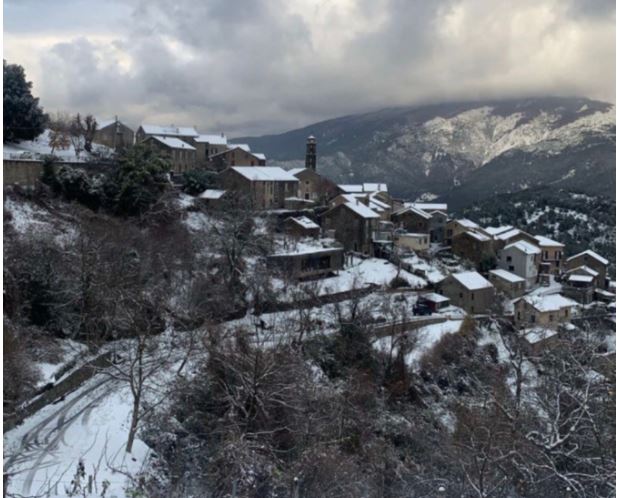 Neige et verglas : la Corse en vigilance jaune