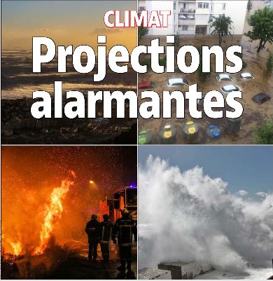 CLIMAT  Projections alarmantes  CLIMAT  Projections alarmantes