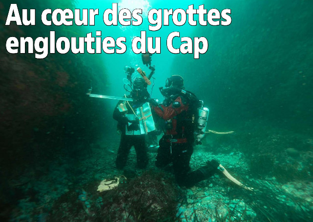 Au coeur des grottes englouties du Cap
