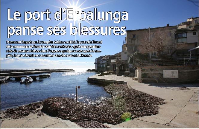 Le port d'Erbalunga panse ses blessures 