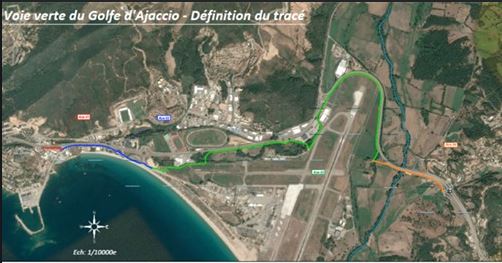 Ajaccio : un projet de piste cyclable de la Collectivité de Corse lauréat d'un appel à projet national