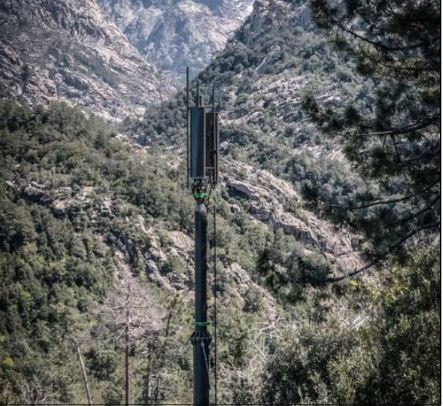 Terra Libera manifeste contre la pose d'une antenne à Bonifatu