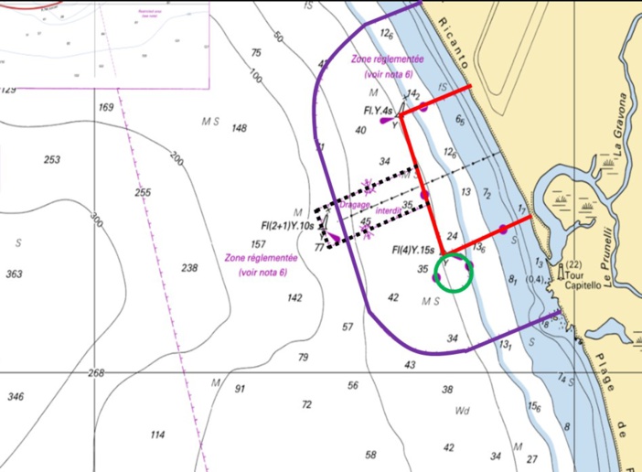 Informations sur la réglementation liée aux récifs artificiels du Ricantu, à Ajaccio Informations sur la réglementation liée aux récifs artificiels du Ricantu, à Ajaccio
