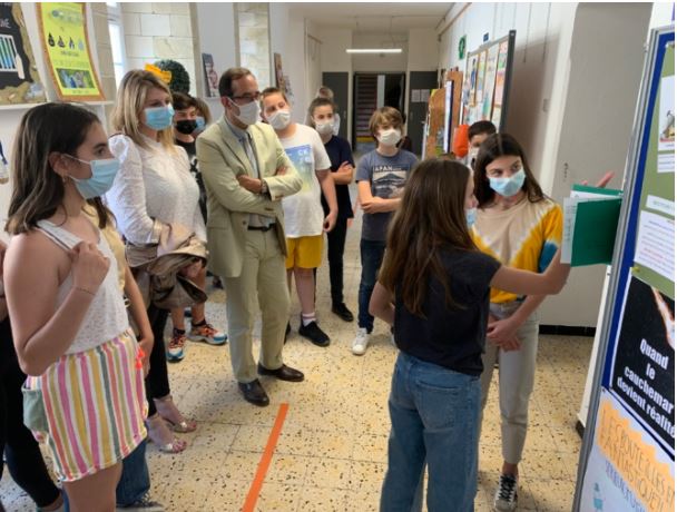 Le collège Simon-Vinciguerra de Bastia «Ecoculleghju : «Optez pour les gourdes pour ne pas en être une »