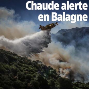 Chaude alerte en Balagne