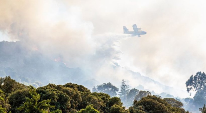 Important incendie dans la Plaine de Peri