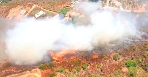15 hectares parcourus par un incendie à Peri