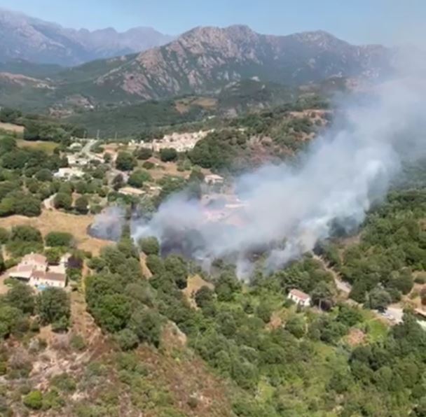 Début d'incendie à Cuttoli-Cortichiato