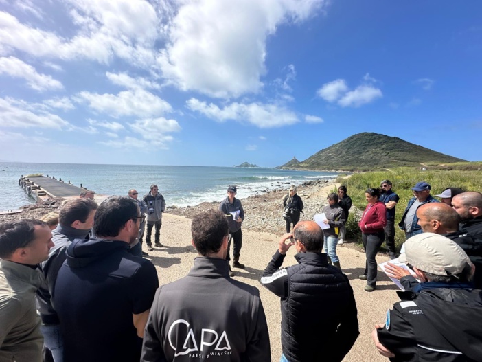 Exercice Infra Polmar sur le Grand Site de la Parata le 16 avril 2024