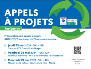 Appels à projet « Economie Circulaire » en Corse