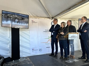 Inauguration de l'unité de navigation ALBA