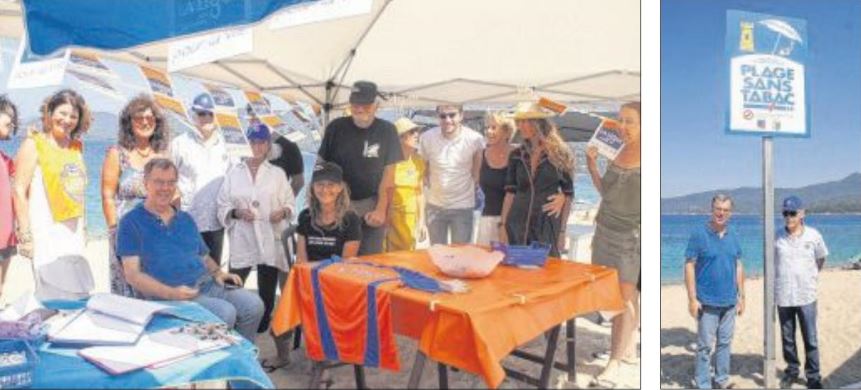 Les plages de la commune labellisées "sans tabac"