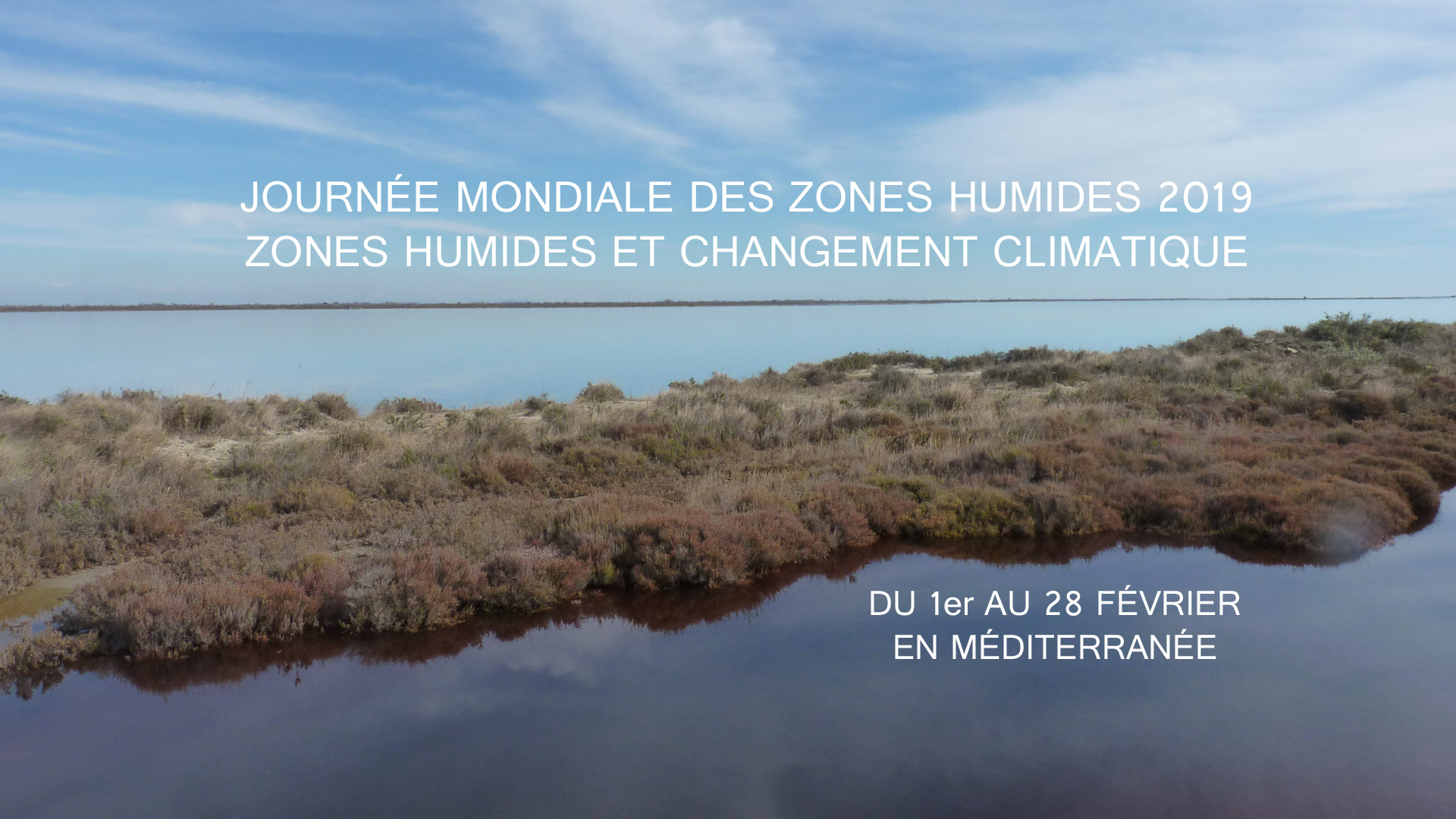 Programme de la Journée mondiale des zones humides en Méditerranée, édition 2019